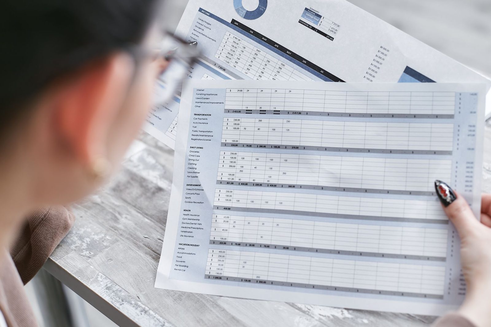 Documented audit trail at month end